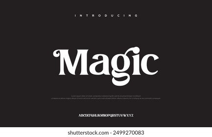 Abstract modern urban alphabet fonts. Typography sport, simple, technology, fashion, digital, future creative logo font. vector illustration