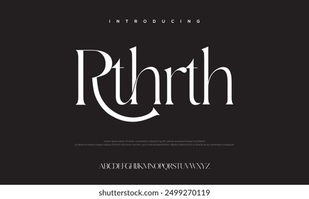 Abstract modern urban alphabet fonts. Typography sport, simple, technology, fashion, digital, future creative logo font. vector illustration