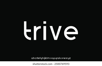 Abstract modern urban alphabet fonts. Typography sport, technology, fashion, digital, future creative logo font.