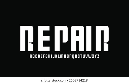 Abstract modern urban alphabet fonts. Typography sport, technology, fashion, digital, future creative logo font.