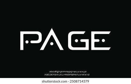 Abstract modern urban alphabet fonts. Typography sport, technology, fashion, digital, future creative logo font.