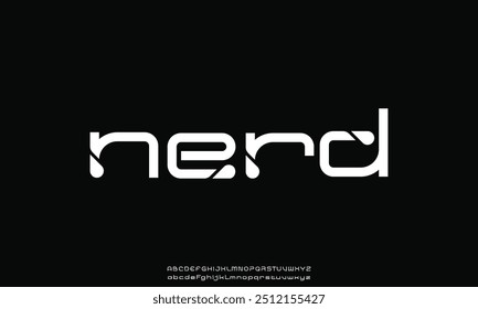Abstract modern urban alphabet fonts. Typography sport, technology, fashion, digital, future creative logo font.