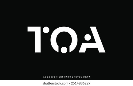 Abstract modern urban alphabet fonts. Typography sport, technology, fashion, digital, future creative logo font.