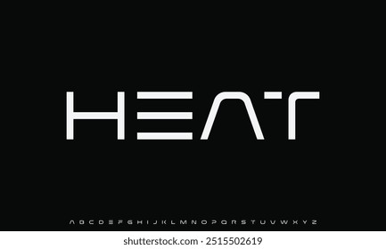 Abstract modern urban alphabet fonts. Typography sport, technology, fashion, digital, future creative logo font. vector illustration