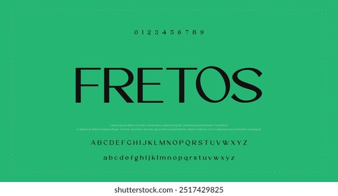Abstract modern urban alphabet fonts. Typography sport, simple, technology, fashion, digital, future creative logo font. vector illustration