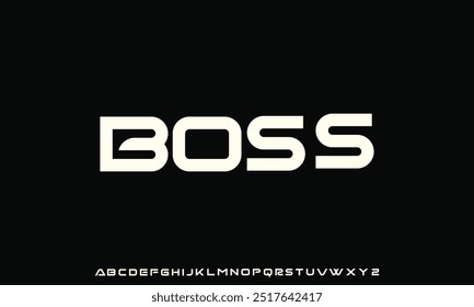Abstract modern urban alphabet fonts. Typography sport, technology, fashion, digital, future creative logo font.