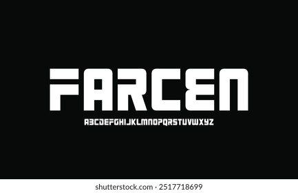 Abstract modern urban alphabet fonts. Typography sport, technology, fashion, digital, future creative logo font.