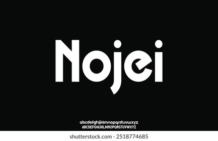 Abstract modern urban alphabet fonts. Typography decorative sport, game, technology, fashion, digital, future creative logo font.