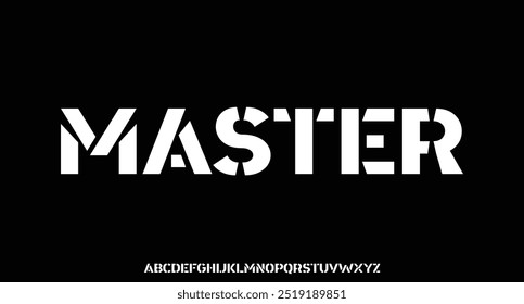 Abstract modern urban alphabet fonts. Typography sport, technology, fashion, digital, future creative logo font.