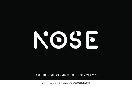 Abstract modern urban alphabet fonts. Typography sport, game, technology, fashion, digital, future creative logo font.