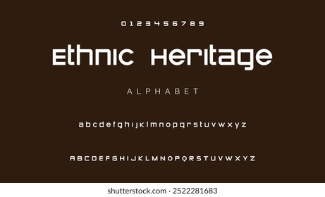 Abstract modern urban alphabet fonts. Typography sport, technology, fashion, digital, future creative logo font. vector illustration