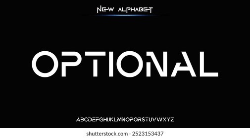 Abstract modern urban alphabet fonts. Typography sport, game, technology, fashion, digital, future creative logo font. vector illustration