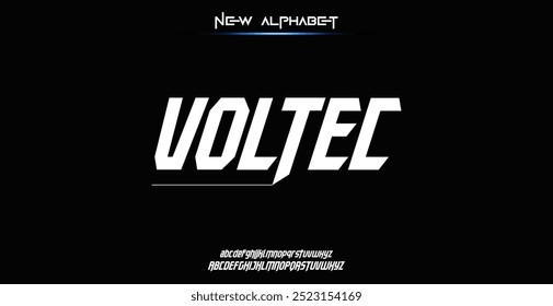 Abstract modern urban alphabet fonts. Typography sport, game, technology, fashion, digital, future creative logo font. vector illustration
