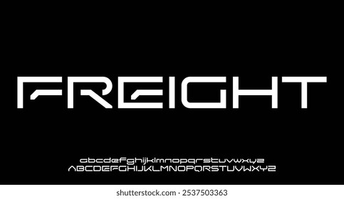 Abstract modern urban alphabet fonts. Typography sport, simple, technology, fashion, digital, future creative logo font. vector illustration
