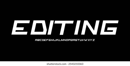 Abstract modern urban alphabet fonts. Typography sport, technology, fashion, Brand, digital, future creative logo font. vector illustration
