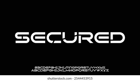 Abstract modern urban alphabet fonts. Typography sport, technology, fashion, digital, future creative logo font. vector illustration
