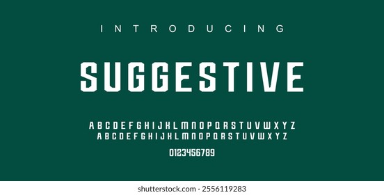 Abstract modern urban alphabet fonts. Typography sport, technology, fashion, digital, future creative logo font.
