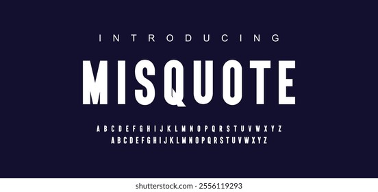 Abstract modern urban alphabet fonts. Typography sport, technology, fashion, digital, future creative logo font.