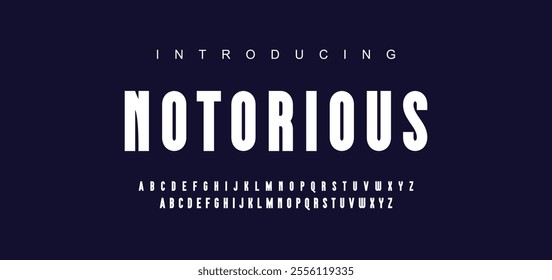Abstract modern urban alphabet fonts. Typography sport, technology, fashion, digital, future creative logo font.