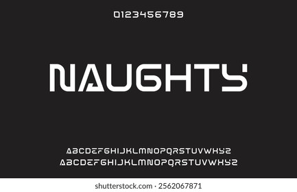 Abstract modern urban alphabet fonts. Typography sport, technology, fashion, digital, future creative logo font.
