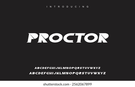 Abstract modern urban alphabet fonts. Typography sport, technology, fashion, digital, future creative logo font.