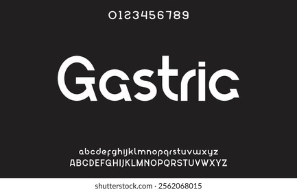 Abstract modern urban alphabet fonts. Typography sport, technology, fashion, digital, future creative logo font.