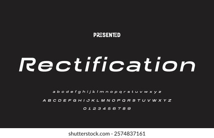 Abstract modern urban alphabet fonts. Typography sport, technology, fashion, digital, future creative logo font. vector illustration
