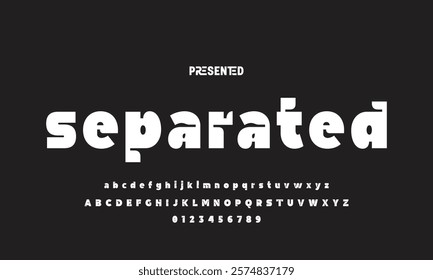 Abstract modern urban alphabet fonts. Typography sport, technology, fashion, digital, future creative logo font. vector illustration