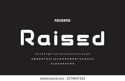 Abstract modern urban alphabet fonts. Typography sport, technology, fashion, digital, future creative logo font. vector illustration