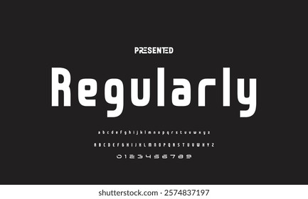 Abstract modern urban alphabet fonts. Typography sport, technology, fashion, digital, future creative logo font. vector illustration