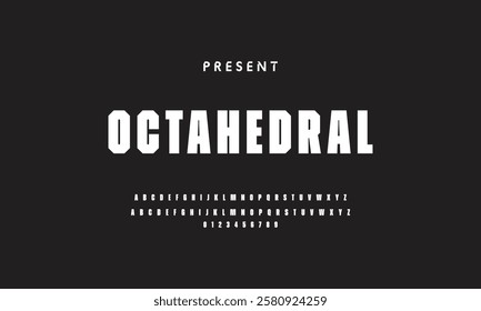 Abstract modern urban alphabet fonts. Typography sport, technology, fashion, digital, future creative logo font.