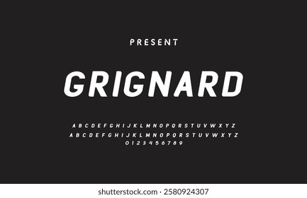 Abstract modern urban alphabet fonts. Typography sport, technology, fashion, digital, future creative logo font.