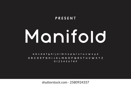 Abstract modern urban alphabet fonts. Typography sport, technology, fashion, digital, future creative logo font.