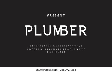 Abstract modern urban alphabet fonts. Typography sport, technology, fashion, digital, future creative logo font.