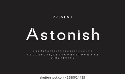 Abstract modern urban alphabet fonts. Typography sport, technology, fashion, digital, future creative logo font.