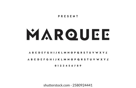 Abstract modern urban alphabet fonts. Typography sport, technology, fashion, digital, future creative logo font.