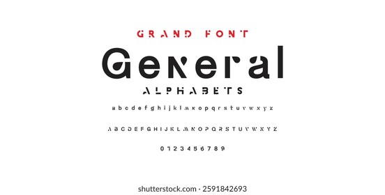 Abstract modern urban alphabet fonts. Typography sport, technology, fashion, digital, future creative logo font. vector illustration