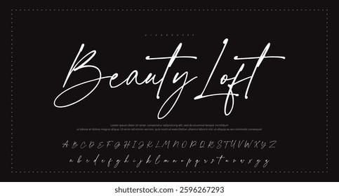 Abstract modern urban alphabet fonts. Typography sport, simple, technology, fashion, digital, future creative logo font. vector illustration