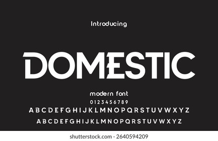 Abstract modern urban alphabet fonts. Typography sport, technology, fashion, digital, future creative logo font. vector illustration
