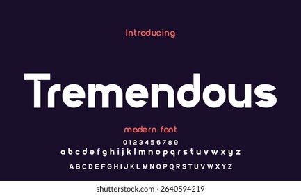 Abstract modern urban alphabet fonts. Typography sport, technology, fashion, digital, future creative logo font. vector illustration