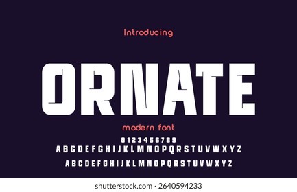 Abstract modern urban alphabet fonts. Typography sport, technology, fashion, digital, future creative logo font. vector illustration