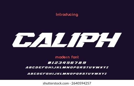 Abstract modern urban alphabet fonts. Typography sport, technology, fashion, digital, future creative logo font. vector illustration