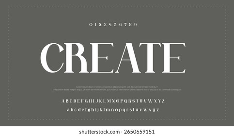 Abstract modern urban alphabet fonts. Typography sport, simple, technology, fashion, digital, future creative logo font. vector illustration