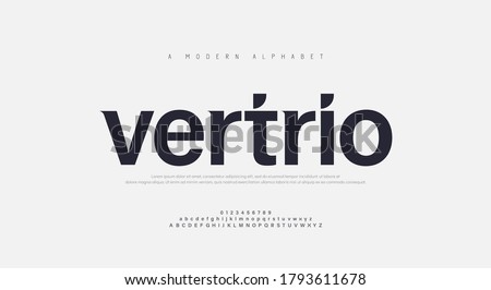 Abstract modern urban alphabet fonts. Typography sport, technology, fashion, digital, future creative logo font. vector illustration Stock fotó © 