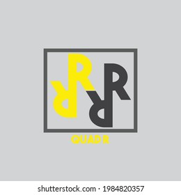 abstract modern urban logo letter triple r. Typography sports, technology, fashion, digital, future creative logo font. vector illustration