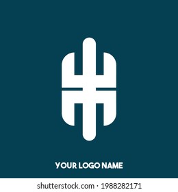 abstract modern urban trident logo. Typography sports, technology, fashion, digital, future creative logo font. vector illustration
