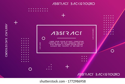abstrakter moderner Vektorhintergrund-Banner mit violetter Linie, digitale Vorlage, Vektorgrafik.