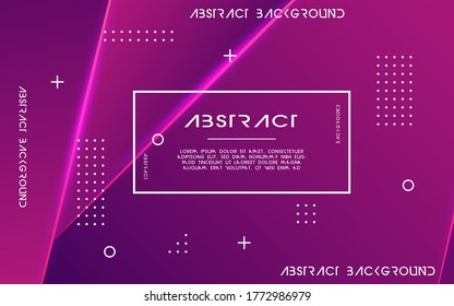 abstrakter moderner Vektorhintergrund-Banner mit violetter Linie, digitale Vorlage, Vektorgrafik.