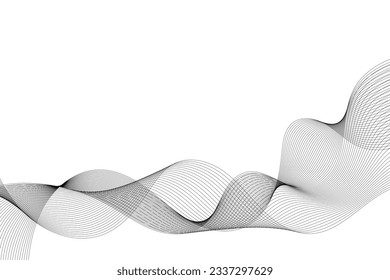 Resumen del fondo vectorial moderno. Ilustración vectorial curva.