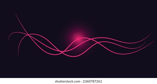 Resumen del fondo vectorial moderno. Ilustración vectorial curva. Olas multicolores.